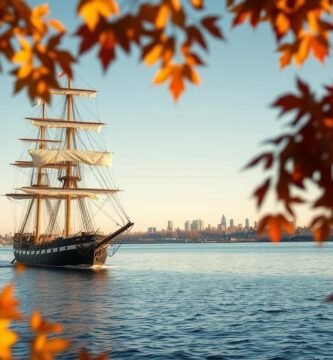 Boston tour, Autumn, USS Constitution, Boston Harbor, river cruise