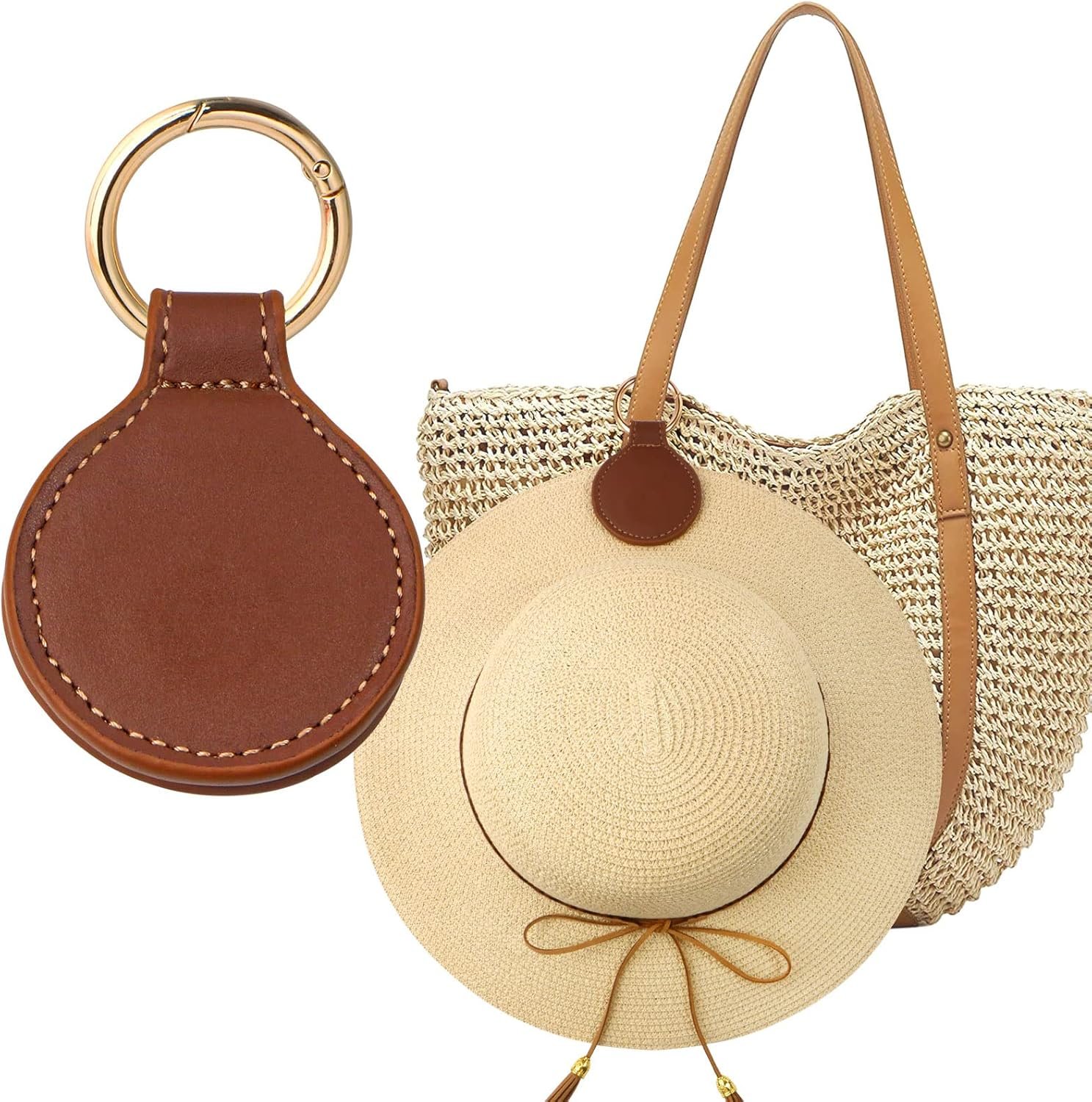 Niveaya Hat Clip for Travel on Bag - Magnetic Hat Clip Storage, Travel Hat Hooks, Vacation Beach Cruise Essentials Accessory