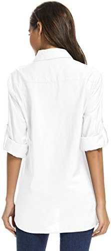 Women's UPF 50 Long Sleeve Sun Protection Shirts Quick Dry Outdoor Fishing Hiking Travel Shirt - Image 2
