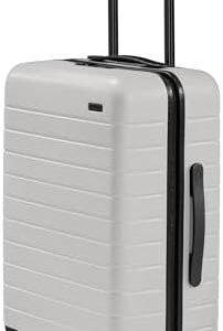 Away Bigger Carry-On Luggage, Lightweight Hardside Large Suitcase with Spinner Wheels, TSA Lock, Airline Approved, Cloud Gray