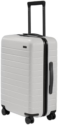 Away Bigger Carry-On Luggage, Lightweight Hardside Large Suitcase with Spinner Wheels, TSA Lock, Airline Approved, Cloud Gray