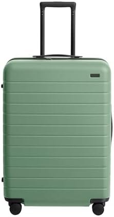 Away Medium Checked Luggage, Lightweight Hard Shell Suitcase with Spinner Wheels, Durable Rolling Luggage, TSA Lock, 26 Inch, Sea Green - Image 2