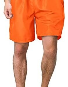Scotamalone Mens Swim Trunks Swimming Shorts Swimwear Bathing Suits Quick Dry 7 Inch with Mesh Lining