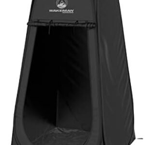 Pop Up Pod - Privacy Shower Tent, Dressing Room, or Portable Toilet Stall with Carry Bag for Camping, Beach, or Tailgate by Wakeman Outdoors