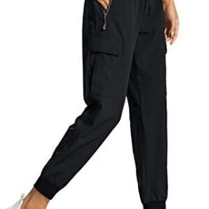 Libin Women's Cargo Joggers Lightweight Quick Dry Hiking Pants Athletic Lounge Casual Travel Petite/Regular/Tall