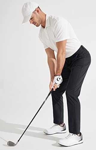 Libin Mens Golf Pants Stretch Work Dress Pants 30"/32"/34" Quick Dry Lightweight Casual Comfy Trousers with Pockets - Image 5