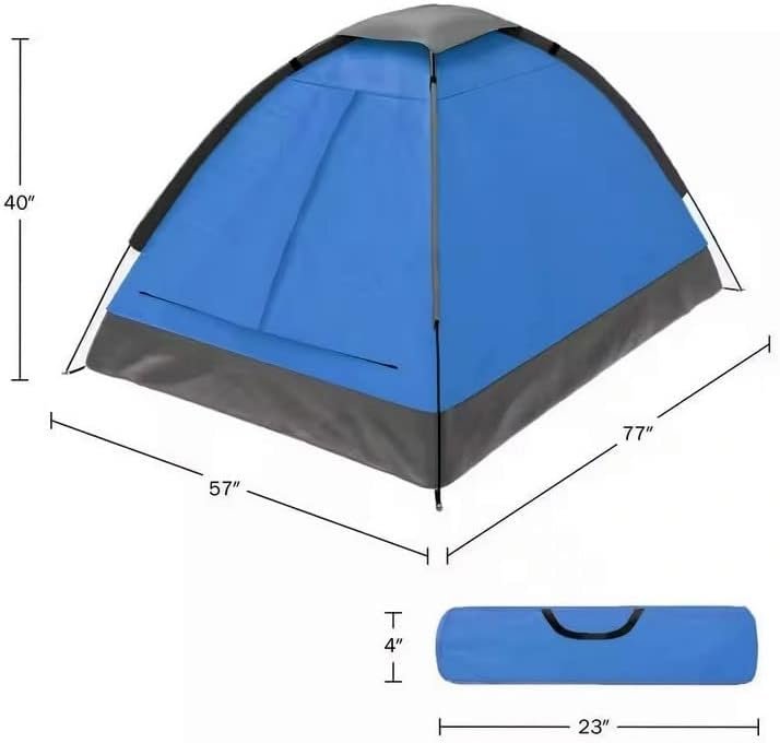 2 Person Camping Tent with Rain Fly and Carrying Bag - Image 6