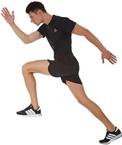 SILKWORLD Men's Running Stretch Quick Dry Shorts with Zipper Pockets(Pack of 2,3) - Image 5