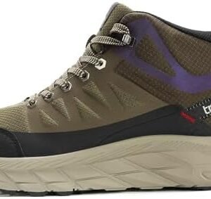 Men's Waterproof Slip Resistant Hiking Boots Outdoor Trail Trekking Camping Casual Walking Hunting Shoes Mountain Travel Mid Ankle Lace up