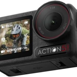 DJI Osmo Action 5 Pro Essential Combo, Waterproof Action Camera with 1/1.3" Sensor, 4K/120fps Video, Subject Tracking, Stabilization, Dual OLED Touchscreens, Action Camera 4K Ideal for Sports, Vlog