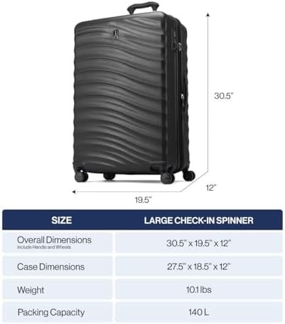 Travelpro Maxlite Air V2 Hardside Expandable Checked Luggage, 8 Spinner Wheels, Lightweight Hard Shell Suitcase, TSA lock, Black, Checked Large 28-Inch - Image 6