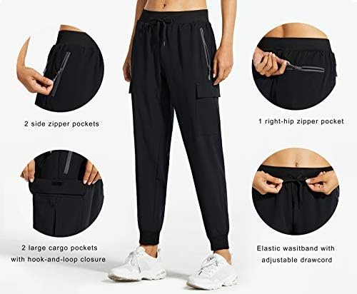 Libin Women's Cargo Joggers Lightweight Quick Dry Hiking Pants Athletic Lounge Casual Travel Petite/Regular/Tall - Image 2