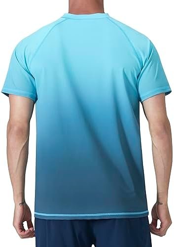 Men's Swim Shirts Rash Guard UPF 50+ UV Sun Protection T-Shirt Quick Dry Fishing Beach T Shirts - Image 3