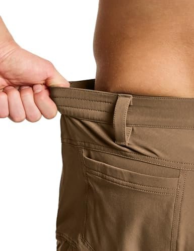 CQR Men's Quick Dry Tactical Pants, Water Resistant Outdoor Pants, Lightweight Stretch Cargo Work Hiking Pants - Image 7