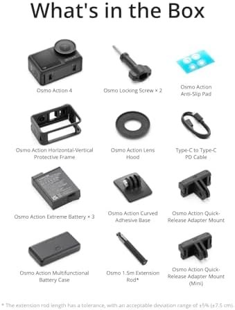 DJI Osmo Action 4 Adventure Combo, 4K/120fps Waterproof Action Camera with a 1/1.3-Inch Sensor, 10-bit & D-Log M Color Performance, Up to 7.5 h with 3 Batteries, Outdoor Camera for Travel, Biking - Image 7