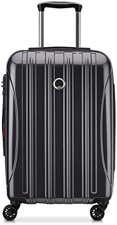 DELSEY PARIS Helium Aero Hardside Expandable Luggage with Spinner Wheels, Titanium, Carry-On 21 Inch
