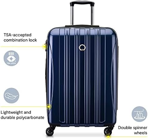 DELSEY PARIS Helium Aero Hardside Expandable Luggage with Spinner Wheels, Titanium, Carry-On 21 Inch - Image 2