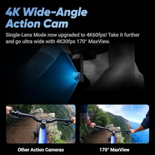 Insta360 X4 Motorcycle Bundle- 8K Waterproof 360 Action Camera, 4K Wide-Angle Video, Invisible Selfie Stick, Removable Lens Guards, 135 Min Battery Life, AI Editing, Stabilization, No Micro SD Card - Image 8