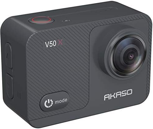AKASO V50X Native 4K30fps WiFi Action Camera with EIS Touch Screen 4X Zoom 131 feet Waterproof Camera Support External Mic Remote Control with Helmet Accessories (Without 64GB MicroSD Card) - Image 4