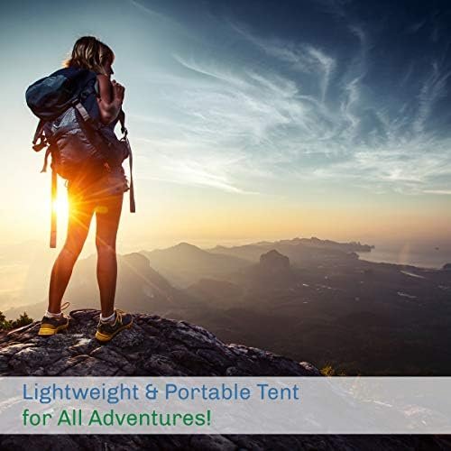 2 Person Camping Tent with Rain Fly and Carrying Bag - Image 7