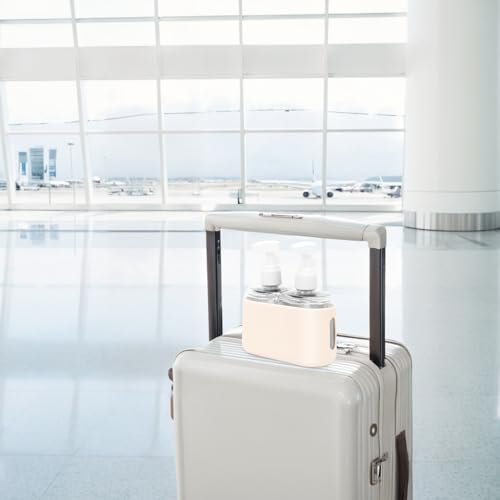 Skycase Travel Bottles - Leak Proof Refillable TSA Approved Travel Size Toiletries, 2 in 1 Liquid Bottles Containers with Labels and Funnel Airplane Accessories Kits for Lotion Liquid (White) - Image 6