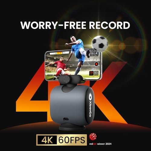 Chameleon AI Auto Sports Action Camera - 4K 60FPS Soccer Camera and Basketball Tracking Camera for Team Sports, Live Streaming, No Subscription, Works with iOS & Android (Lava Graphite) - Image 5