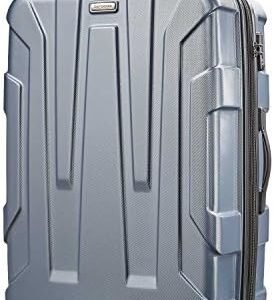 Samsonite Centric Hardside Expandable Luggage with Spinner Wheels, Blue Slate, Checked-Large 28-Inch