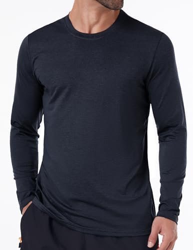 6 Pack Men's Quick Dry Long Sleeve Shirts UPF 50+ UV Sun Protection SPF Shirt Moisture Wicking T-Shirt for Casual Workout - Image 2