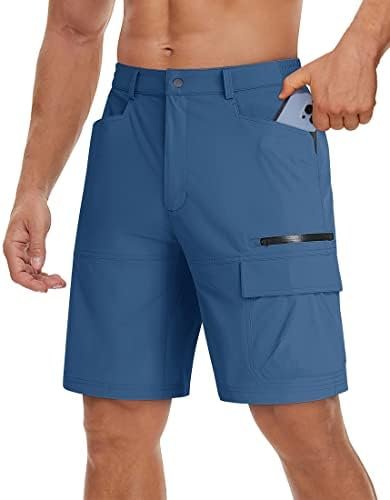 TACVASEN Men's Summer Outdoor Shorts Quick Dry Cargo Casual Work Hiking Shorts (NO Belt) - Image 2
