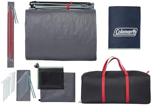 Coleman Skydome XL Large Family Tent Weatherproof 8/12 Person Tent Sets Up in 5 Mins Rainfly & Carry Bag Included Made of PFAS-Free Materials - Image 7