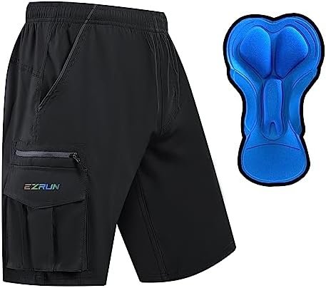 Men's Mountain Bike Shorts 3D Padded Bicycle Biking Shorts Quick Dry Lightweight MTB Cycling Shorts - Image 3
