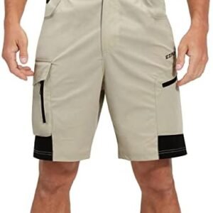 EZRUN Men's Hiking Cargo Shorts Quick Dry Golf Outdoor Work Tactical Shorts with Multi Pocket for Fishing Travel