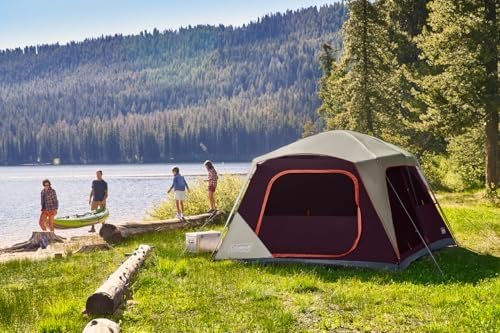 Coleman Skylodge 10-Person Family Tent Weatherproof XL Tent with Rainfly & Room Divider Fits 4 Queen-Sized Airbeds Made of PFAS-Free Materials - Image 2