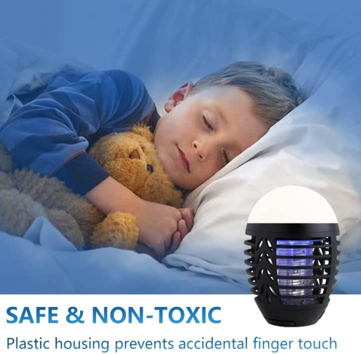 Bug Zapper Outdoor Mosquito Killer Lamp Portable Bug Zapper Rechargeable Camping Bug Zapper IP66 Waterproof Cordless Bug Zapper for Tent, Camping Accessories, Camping Gear Must Haves - Image 7