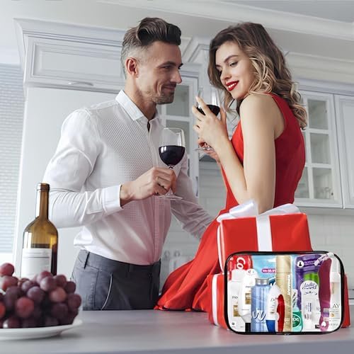 Womens Travel Toiletry Kit, 13 Travel-Size Hygiene Essentials for Bath, Shaving, Personal Care in TSA-Compliant Transparent Bag, Mini Toiletries Kit for Business, Charity, Gift for Her - Image 4