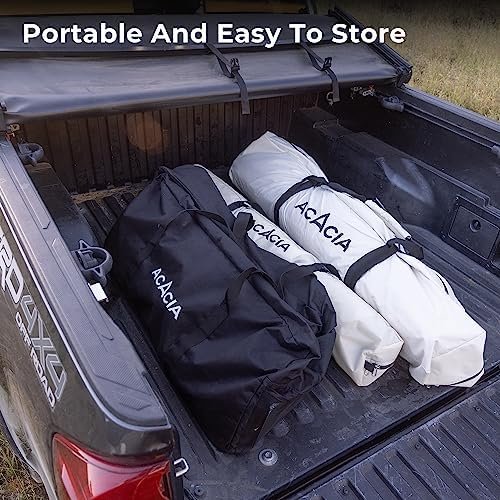ACACIA Camping Tent, Pop Up Camping Tent with 8 Windows and Footprint, Waterproof Windproof Easy Setup Hub Tent for Family Camping, Hiking and Glamping - Image 5