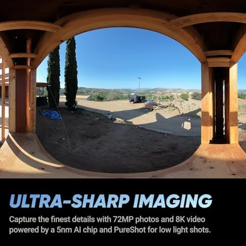 Insta360 X4 Construction Bundle - 360° Construction Camera, 8K30fps 360 HDR Video, 72MP Photo, 11K Timelapses, Supports DroneDeploy, OpenSpace, Cupix, Oculo, WhiteHelmet, Reconstruct, SoftRoid & More - Image 2