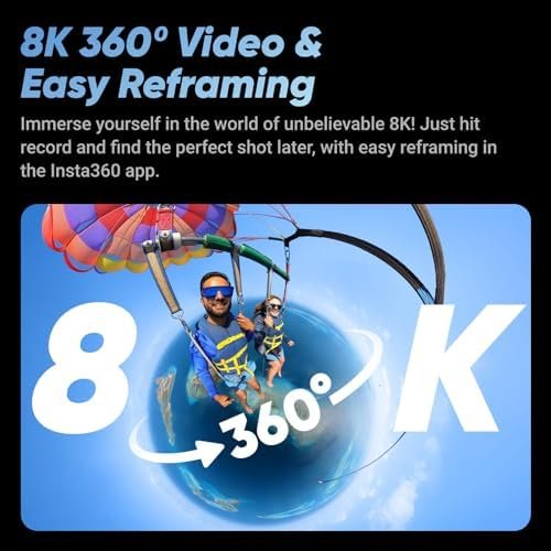 Insta360 X4 Motorcycle Bundle- 8K Waterproof 360 Action Camera, 4K Wide-Angle Video, Invisible Selfie Stick, Removable Lens Guards, 135 Min Battery Life, AI Editing, Stabilization, No Micro SD Card - Image 2
