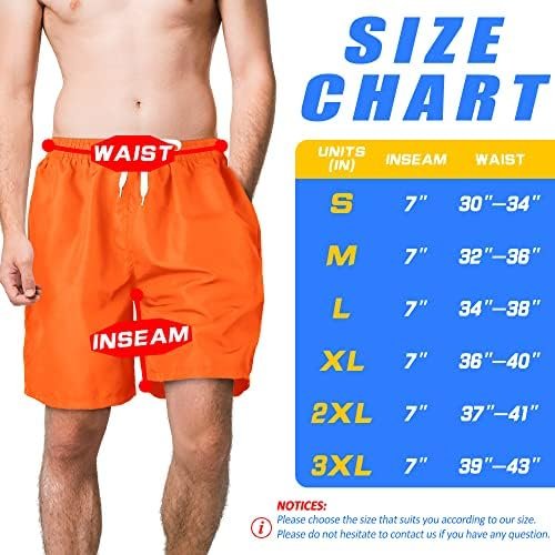 Scotamalone Mens Swim Trunks Swimming Shorts Swimwear Bathing Suits Quick Dry 7 Inch with Mesh Lining - Image 6