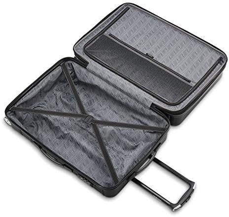 Samsonite Omni 2 24-Inch Medium Checked Hardside Luggage with 360° Spinner Wheels - Scratch Resistant Hardshell - TSA Lock - Expandable Polycarbonate Shell for Lightweight Travel - Midnight Black - Image 8
