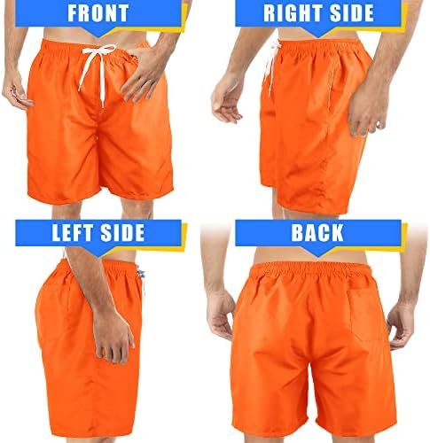 Scotamalone Mens Swim Trunks Swimming Shorts Swimwear Bathing Suits Quick Dry 7 Inch with Mesh Lining - Image 4