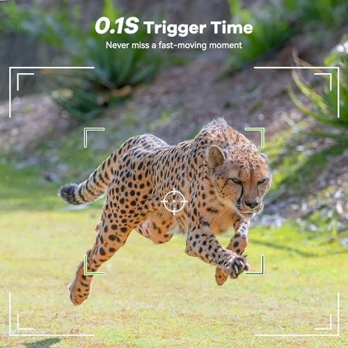 DEATTI Trail Camera 48MP 4K Game Camera with 8 Batteries 32G SD Card,WiFi Bluetooth Connection,Trail Cameras with Night Vison Motion Activated Waterproof for Wildlife Deer Outdoor 0.1s Trigger Time - Image 5