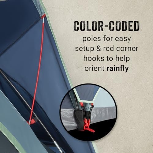 Coleman Skydome XL Large Family Tent Weatherproof 8/12 Person Tent Sets Up in 5 Mins Rainfly & Carry Bag Included Made of PFAS-Free Materials - Image 6