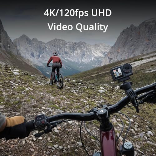 DJI Osmo Action 4 Standard Combo, 4K/120fps Waterproof Action Camera with a 1/1.3-Inch Sensor, Stunning Low-Light Imaging,10-bit & D-Log M Color Performance, Long-Lasting 160 Mins, Outdoor Camera - Image 6