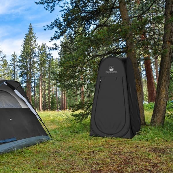 Pop Up Pod - Privacy Shower Tent, Dressing Room, or Portable Toilet Stall with Carry Bag for Camping, Beach, or Tailgate by Wakeman Outdoors - Image 6