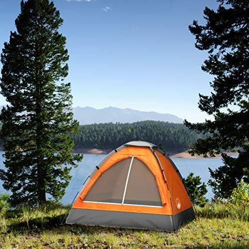 2 Person Camping Tent with Rain Fly and Carrying Bag - Lightweight Outdoor Tent for Backpacking - Image 2