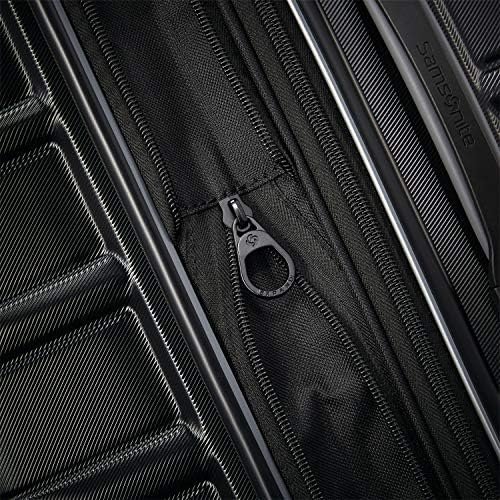 Samsonite Omni 2 24-Inch Medium Checked Hardside Luggage with 360° Spinner Wheels - Scratch Resistant Hardshell - TSA Lock - Expandable Polycarbonate Shell for Lightweight Travel - Midnight Black - Image 7