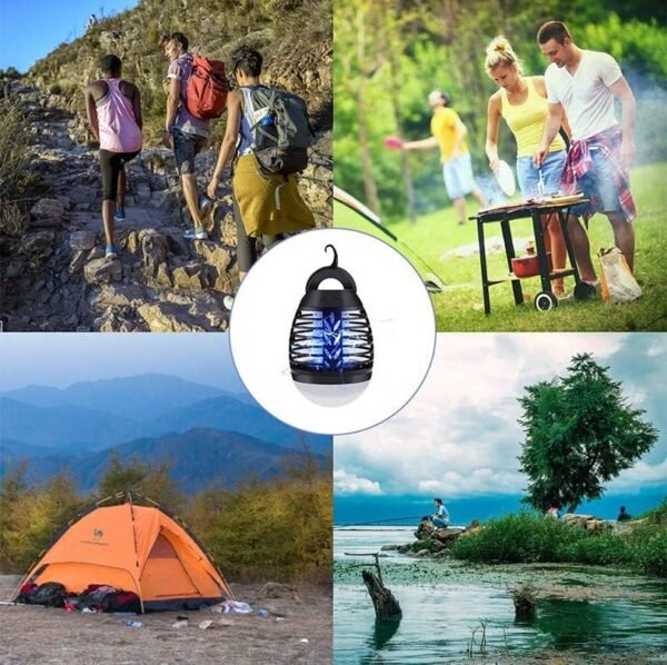 Bug Zapper Outdoor Mosquito Killer Lamp Portable Bug Zapper Rechargeable Camping Bug Zapper IP66 Waterproof Cordless Bug Zapper for Tent, Camping Accessories, Camping Gear Must Haves - Image 6