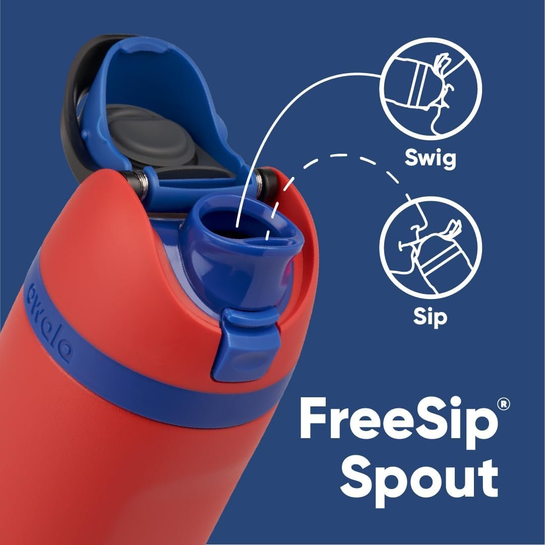 Owala Marvel Potter FreeSip Insulated Stainless Steel Water Bottle with Straw for Sports and Travel, BPA-Free Sports Water Bottle, 24 oz, Spiderman - Image 2