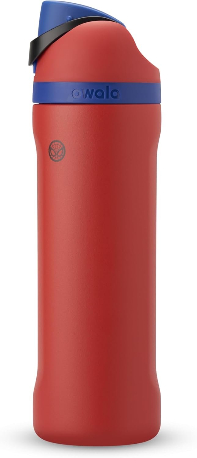 Owala Marvel Potter FreeSip Insulated Stainless Steel Water Bottle with Straw for Sports and Travel, BPA-Free Sports Water Bottle, 24 oz, Spiderman